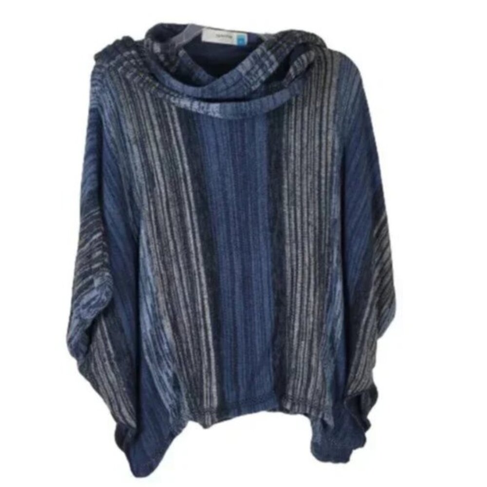 Anthropologie Sparrow Wool Blend Cape Poncho Style Sweater Convertible Skirt